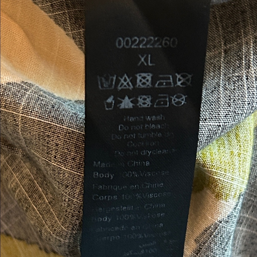 City Chic Olive Green & Black Abstract Midi Dress - Picture 8 of 8